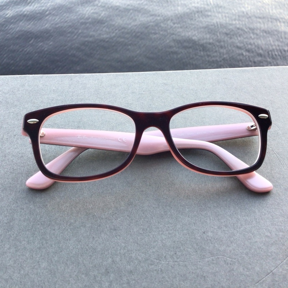 Ray-Ban Teen Polished Havana Unisex RB 1528 3580 Eyeglasses